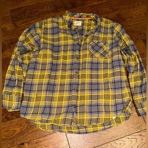 Field & Stream Flannel Long Sleeve Button Down size X-Large